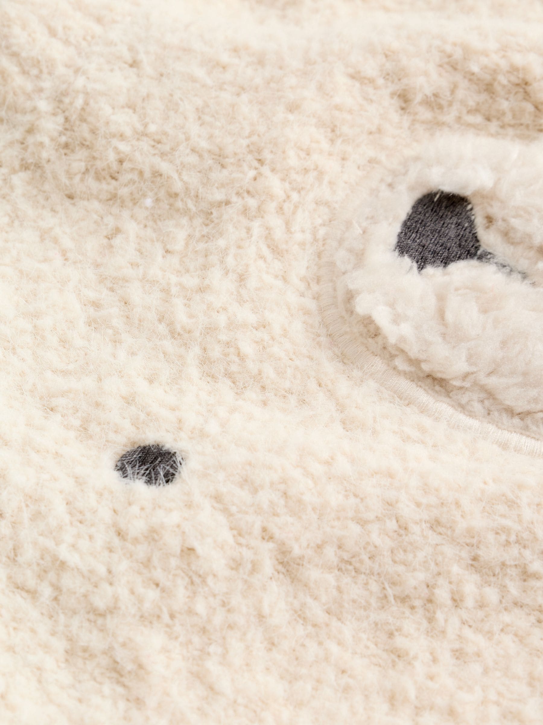 Neutraal met beren - Babyset van gebreide top en legging (0mnd-2jr)