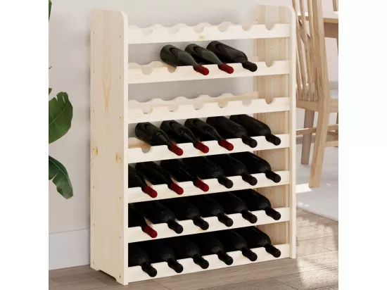 Casier à vin 67,5x25x87 Bois de pin massif