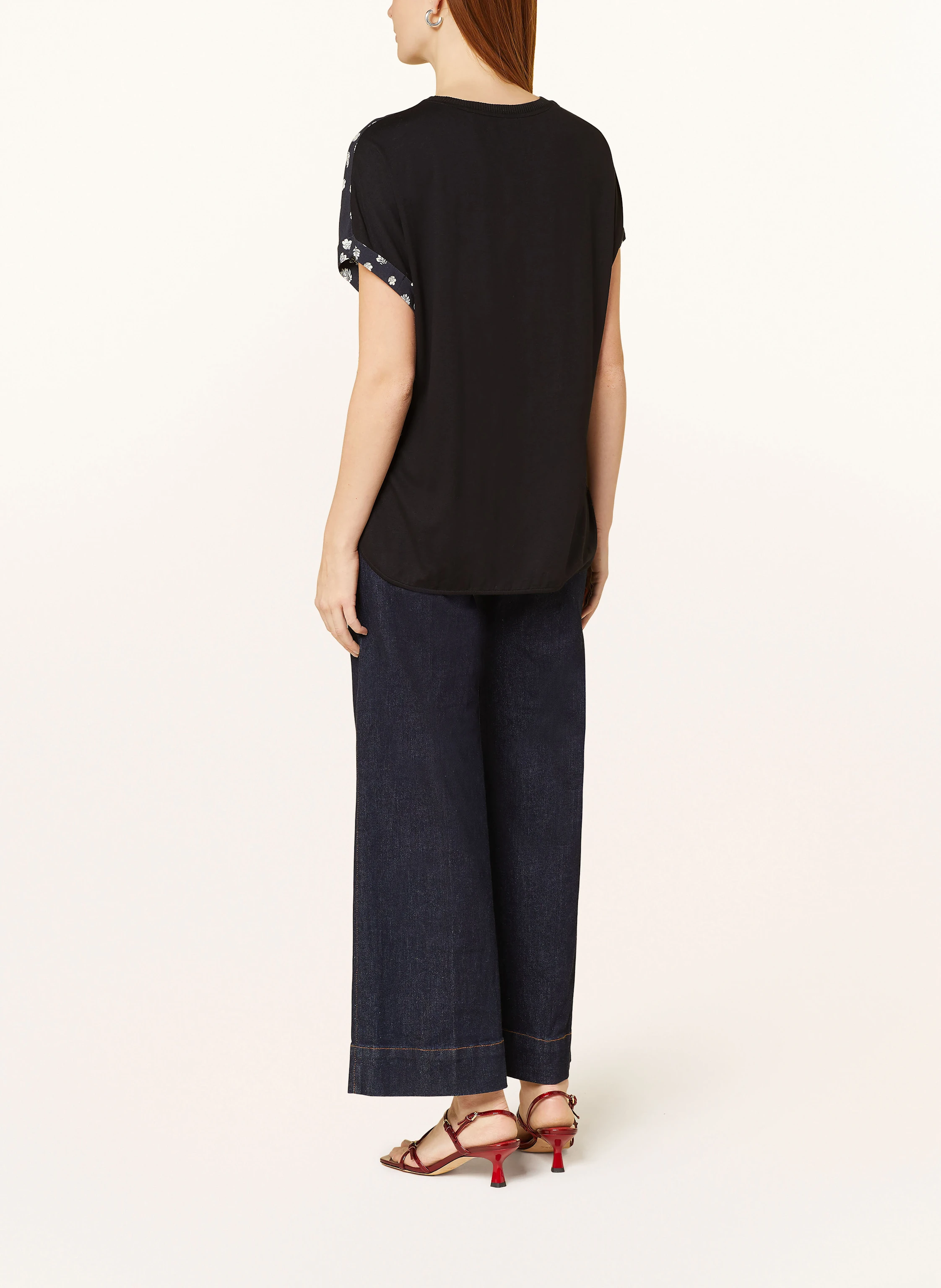 ELENA MIRO Blusenshirt im Materialmix