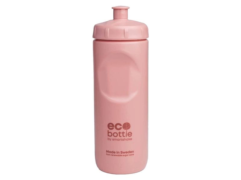 Smartshake EcoBottle Squeeze 500 ml, Pink Umweltfreundliche, leichte und auslaufsichere Trinkflasche aus Zuckerrohr