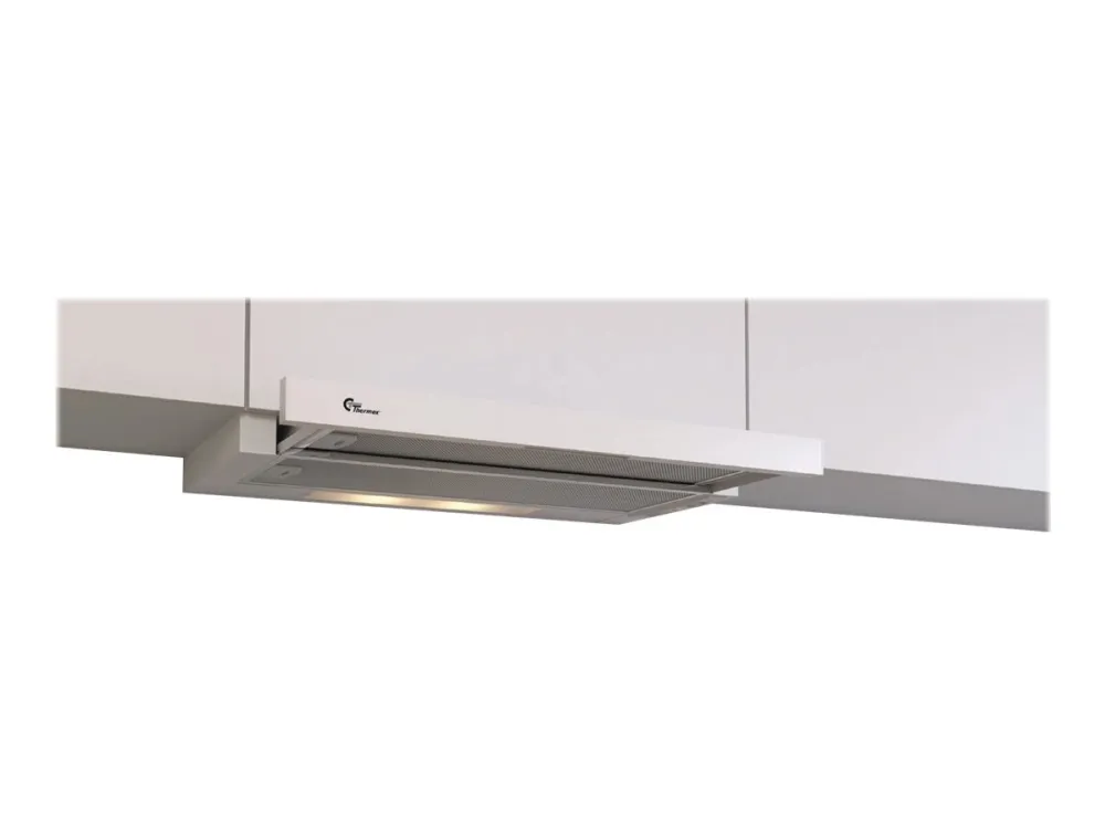 Thermex Yellow-Line York III - Hætte - teleskopisk - bredde: 60 cm - dybde: 45 cm - udtrækning og recirkulation (-) - med intern motor - sort
