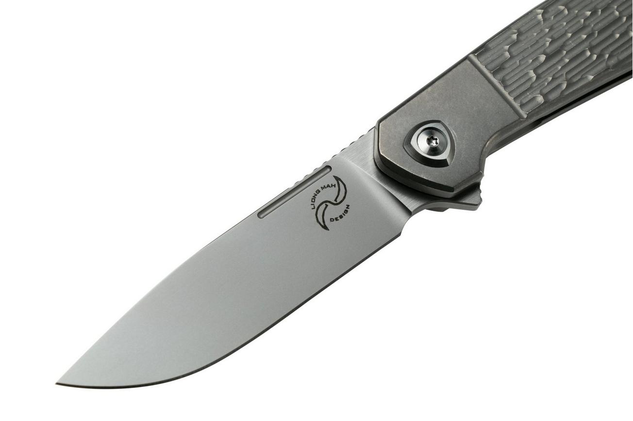Liong Mah L1 Textured Titanium, L1-TT zakmes