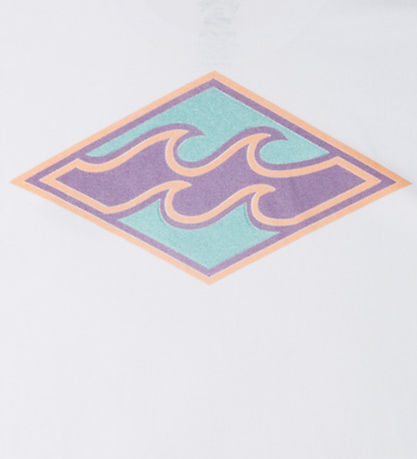 Billabong T-Shirt - Crayon Wave - Hvid