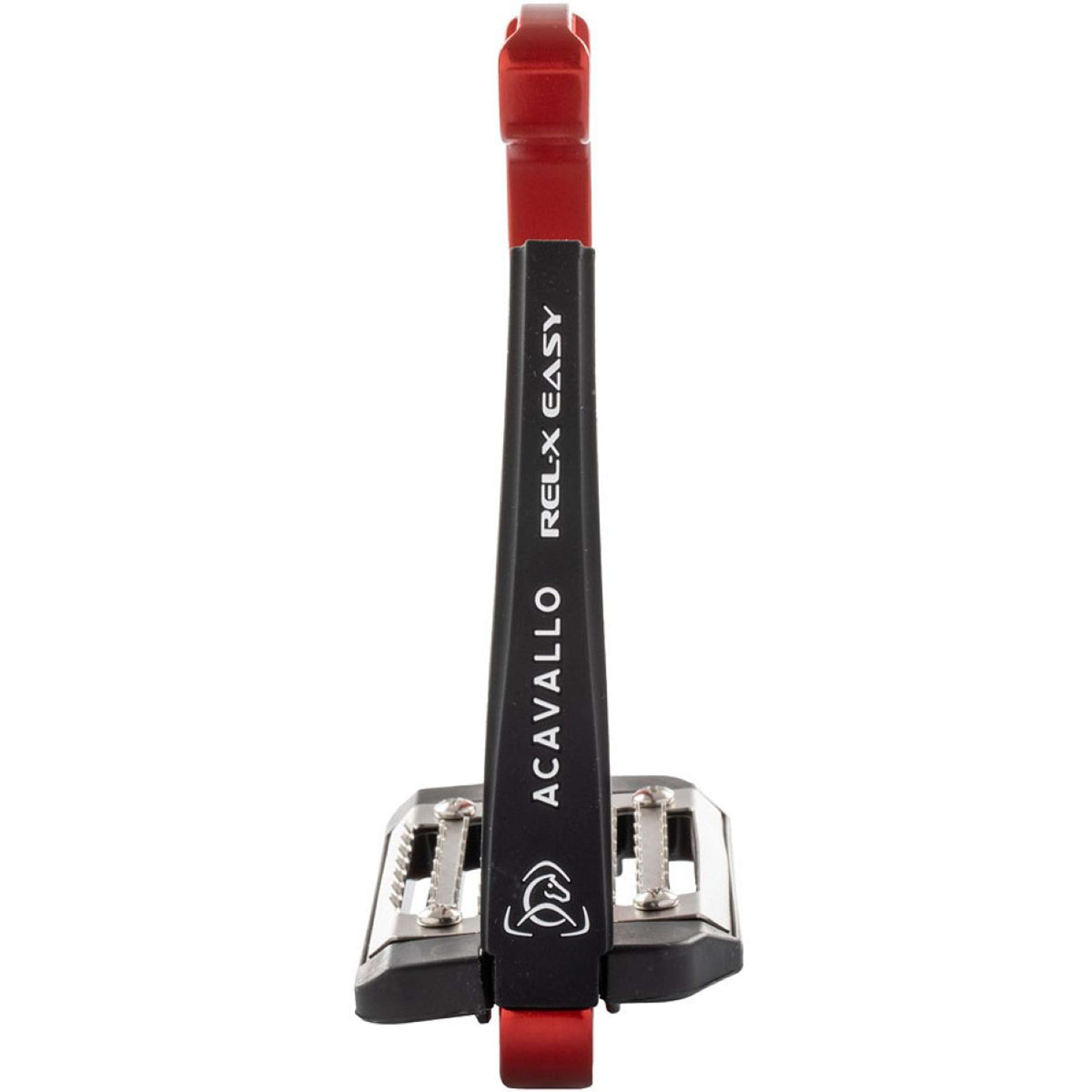 Acavallo Stijgbeugels REL-X Easy Rood/Zwart