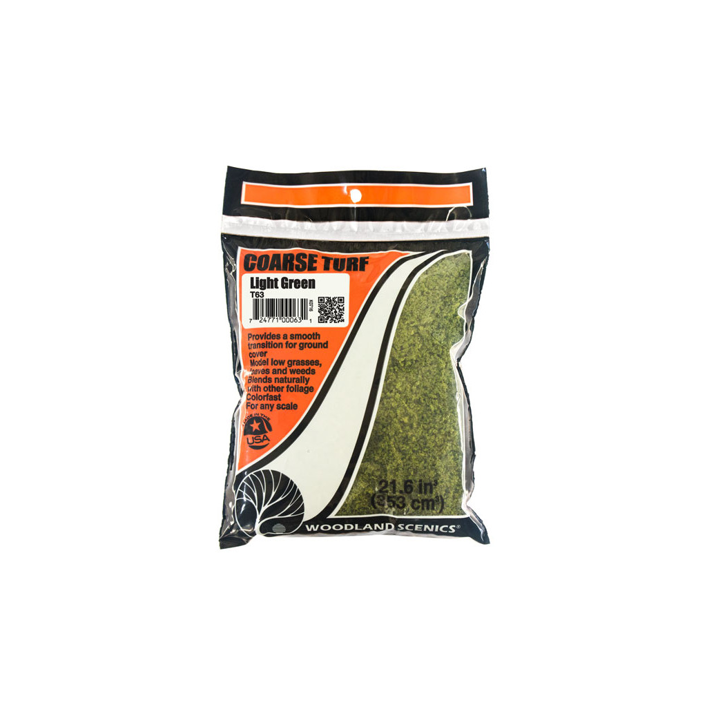 Woodland Scenics - Flocage Épais en Sachet Light Green