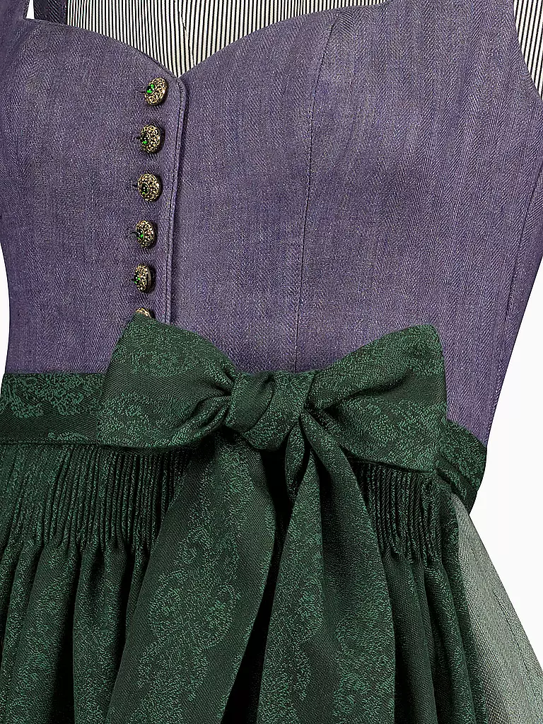 GOTTSEIDANK Dirndl HEDI 80cm dunkelgrün
