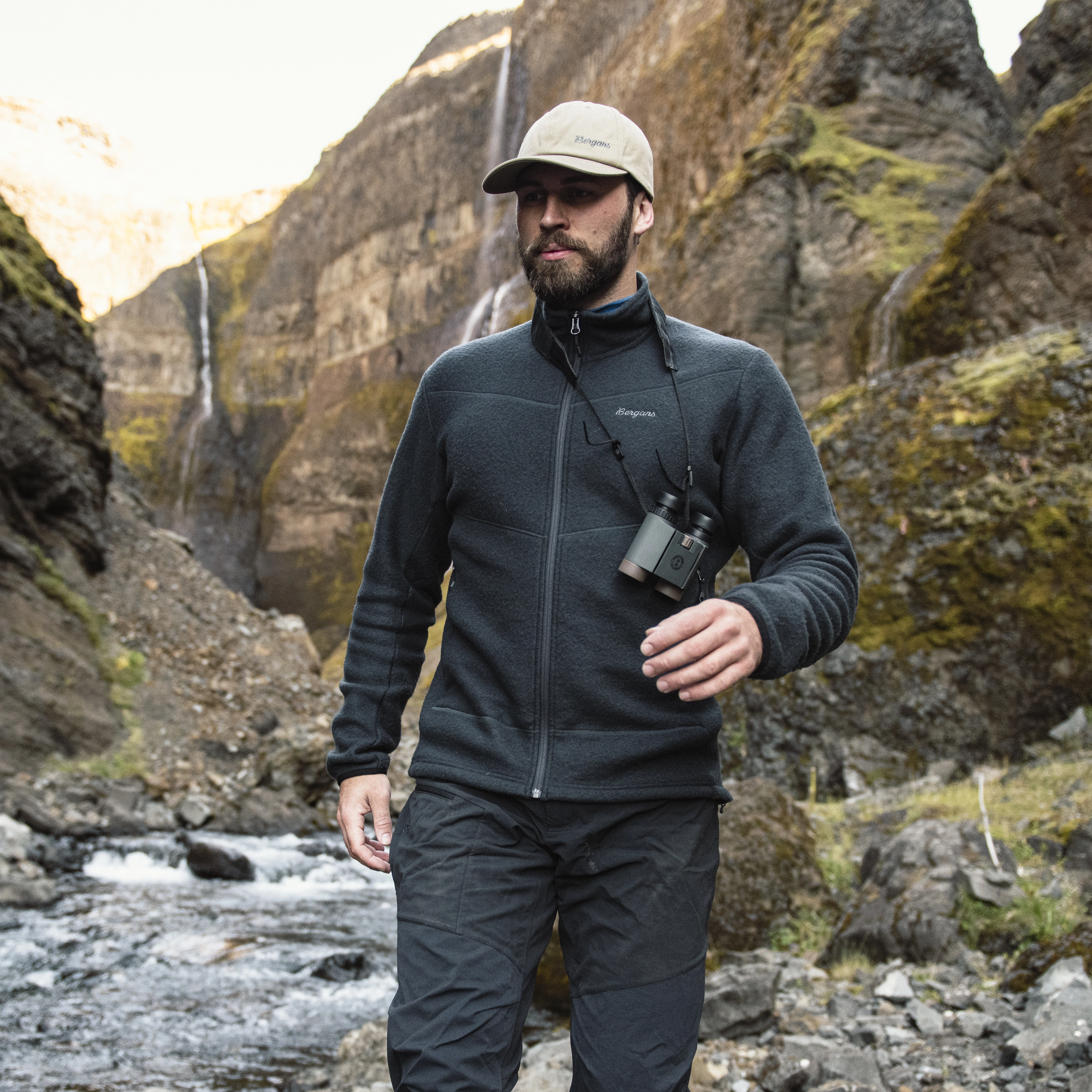 Rabot Merino Fleece Midlayer Jacket Men Dark Shadow Grey