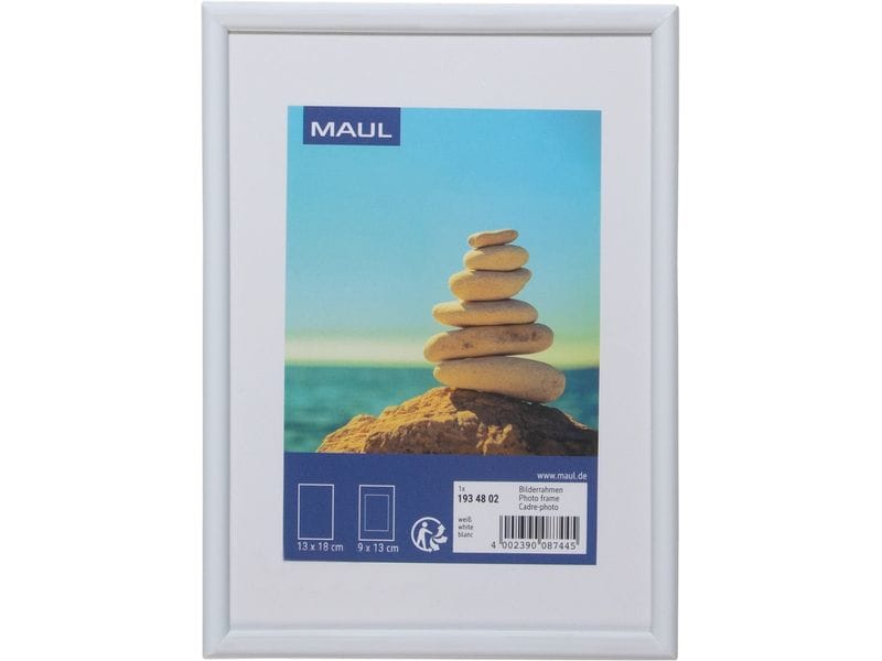 Maul Bilderrahmen MAULart Weiss, 13 x 18 cm Fotorahmen