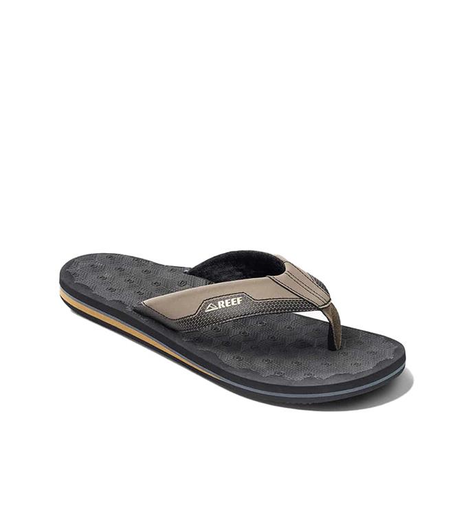 Reef Men The Ripper Black/Tan Teenslippers