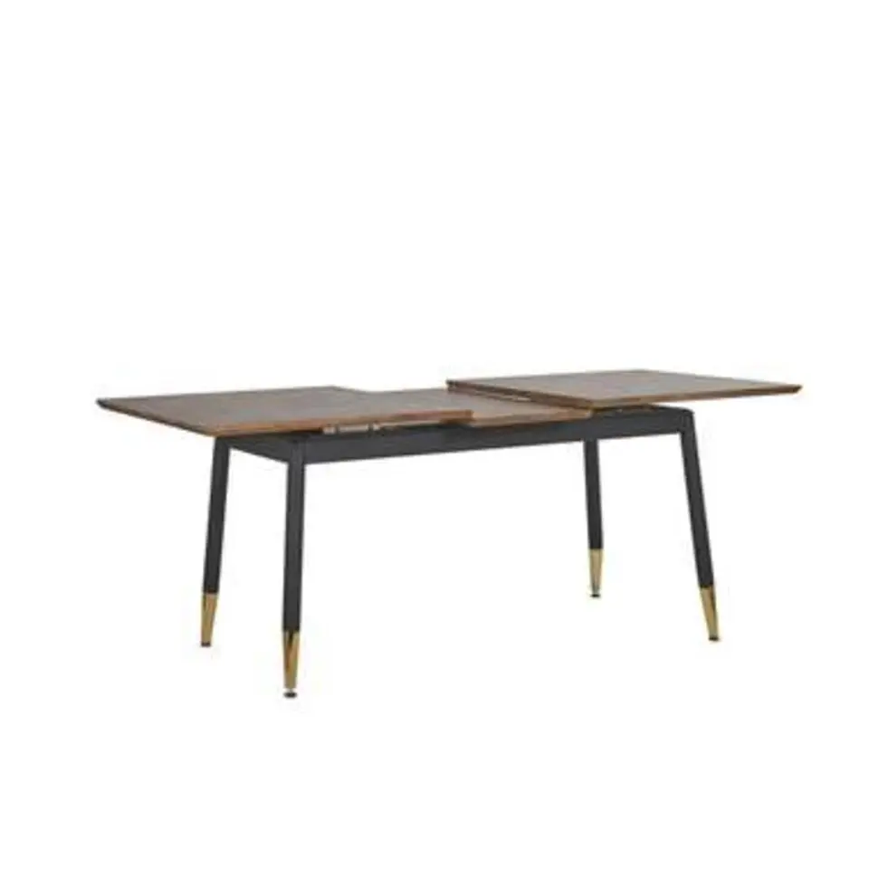 CALIFORNIA - Uitschuifbare eettafel - Donkerhout - 90x160/200cm - MDF