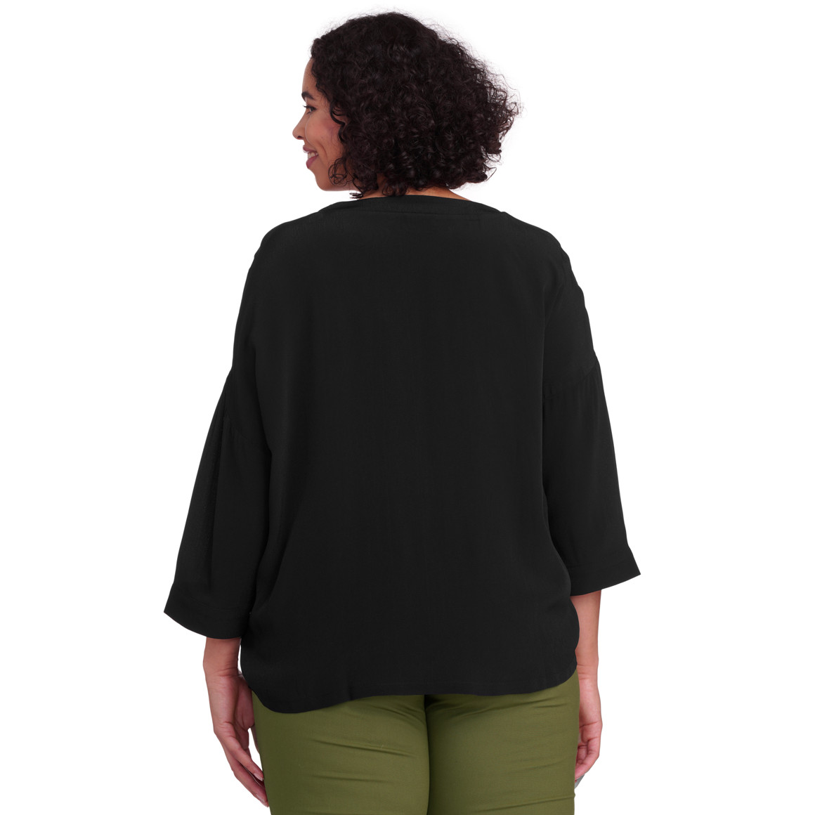 Gina Benotti Damen Bluse aus Viskose schwarz
