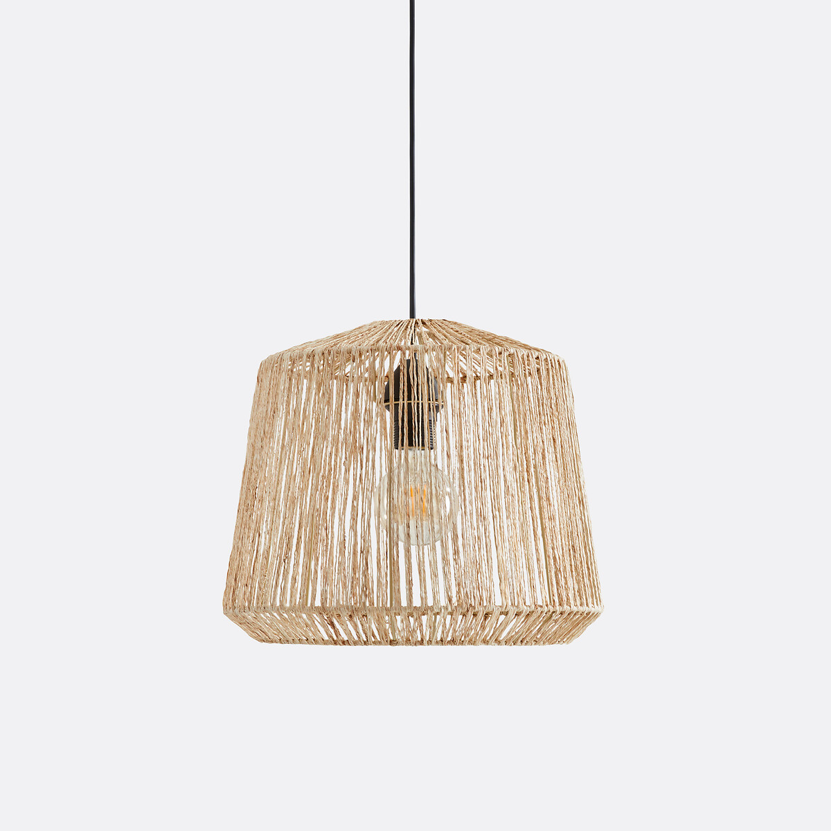 LA REDOUTE INTERIEURS<br>Luminária pendente de cânhamo Ø35 cm, Yaku