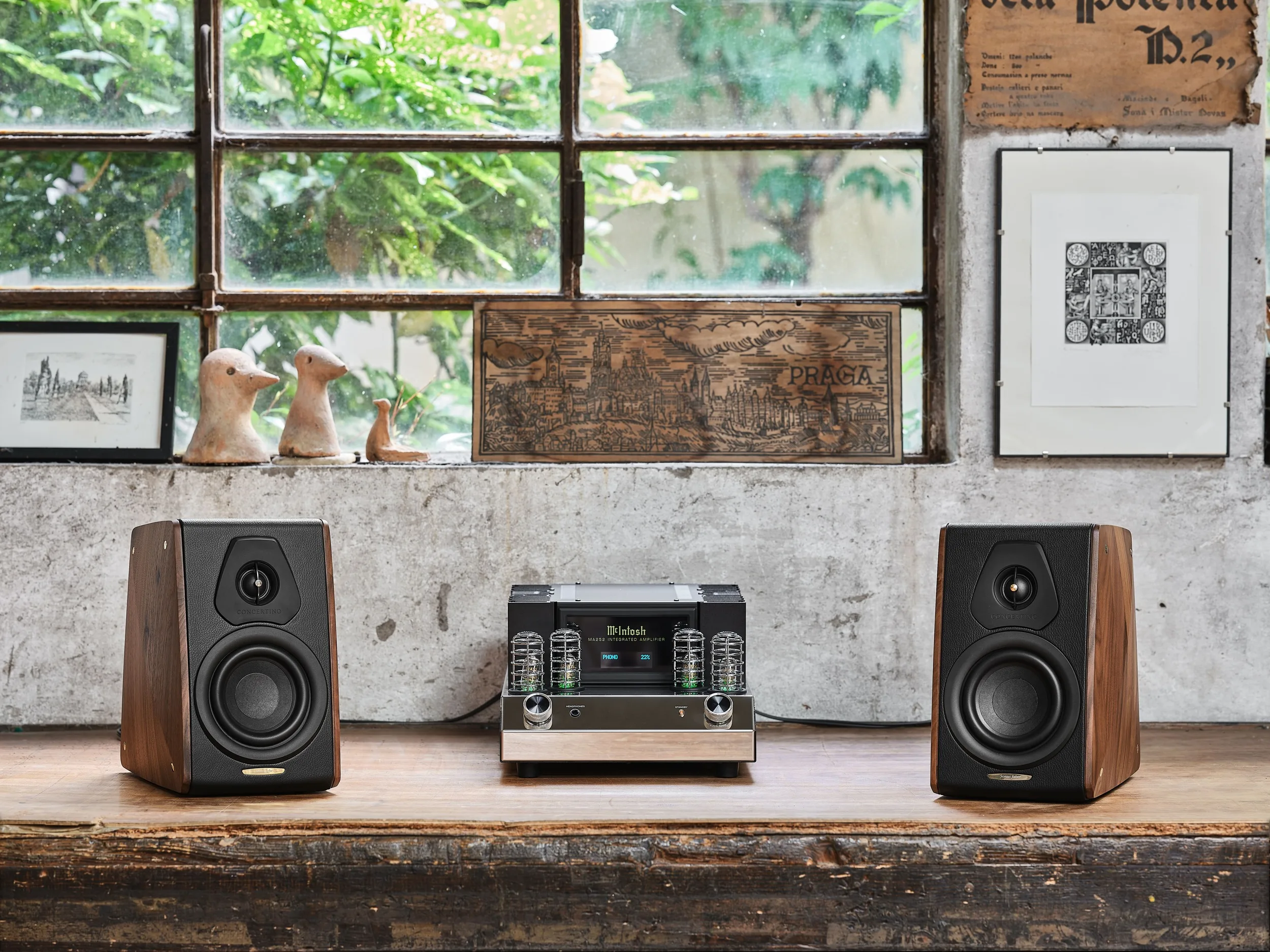 Sonus Faber Concertino G4 Noyer (la paire) Enceintes bibliothèque