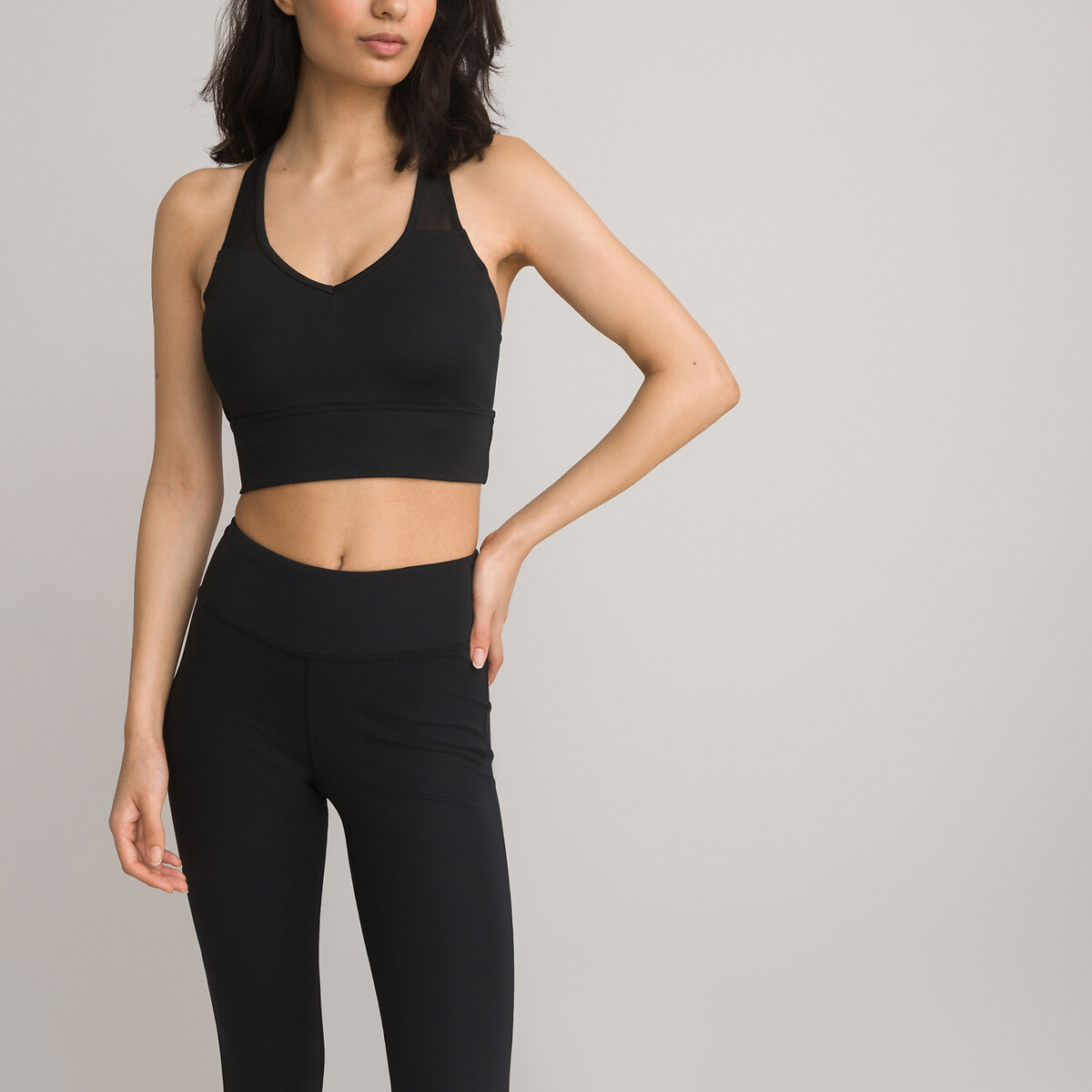 COLEÇÕES LA REDOUTE<br>Sportbustier, acabamento fosco
