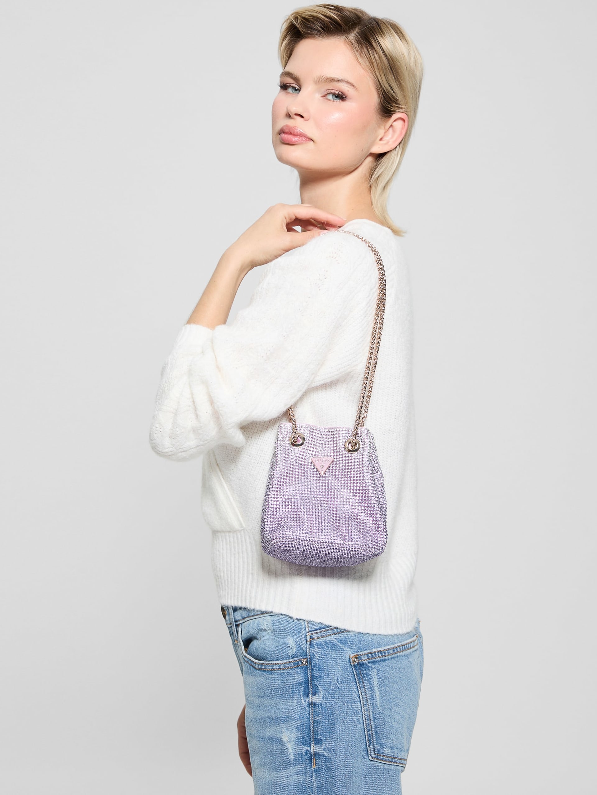 Bolsa Zalina Ombré Strass