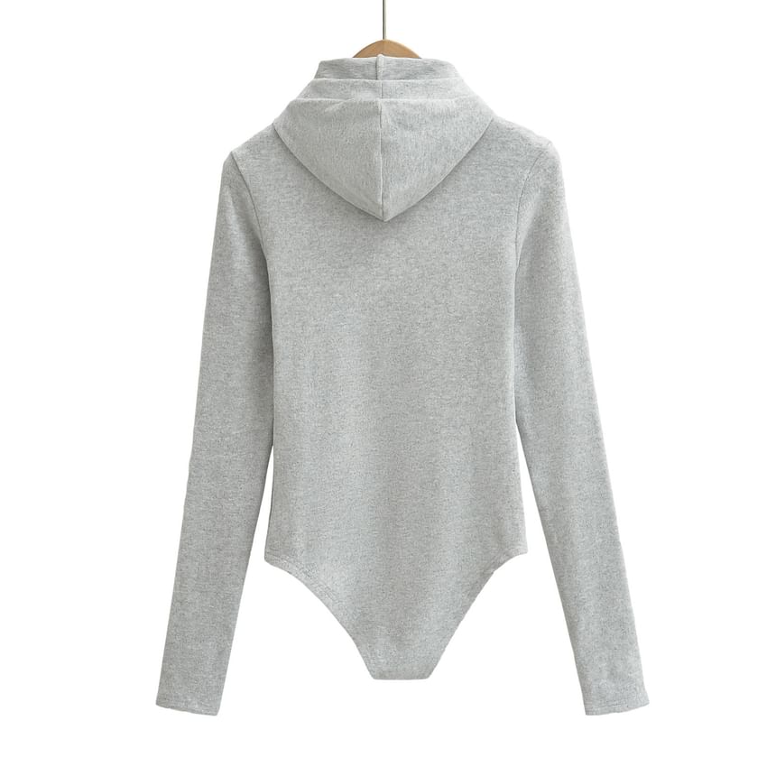 Reknovine - Effen bodytop met lange mouwen en coltrui