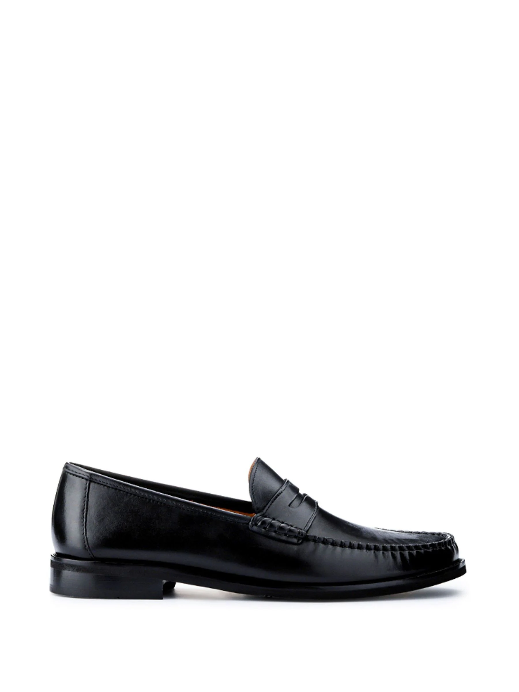 Zwart - Jones Bootmaker Quennell Leather Penny Loafers