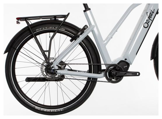 Vélo de Ville Électrique O2 Feel Vern Urban Power 9.2 Mid Shimano Nexus Inter 5-E 5V 720 Wh 27.5'' Gris Polaire