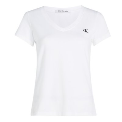 Tee-shirt à manches courtes femme Embroidery Stretch CALVIN KLEIN