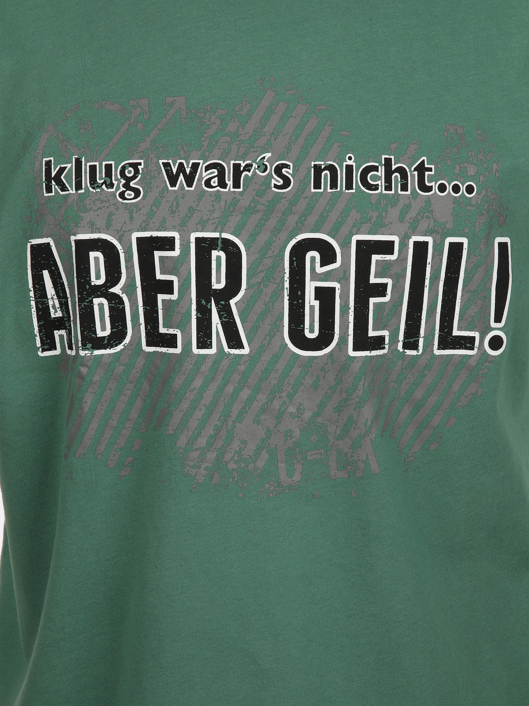 Herren Arbeitsshirt mit Frontspruch