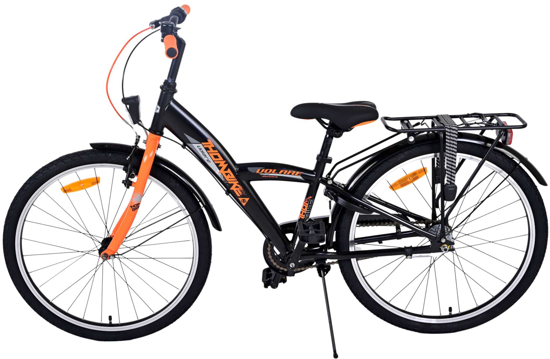 TPFSports Thombike Kinderfahrrad - Jungen - 24 Zoll - Rücktritt + Handbremse - 3 Gänge - Blau