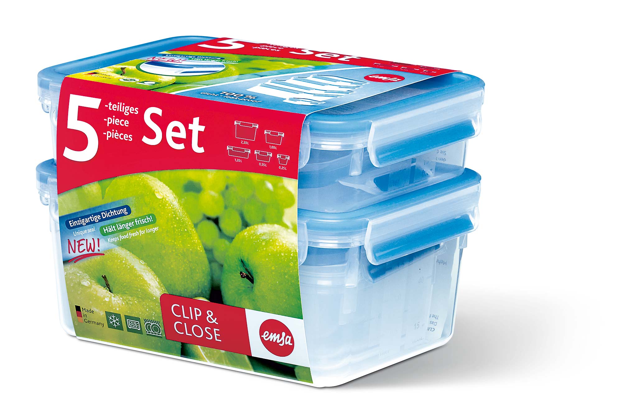 Frischhalte-Set CLIP & CLOSE