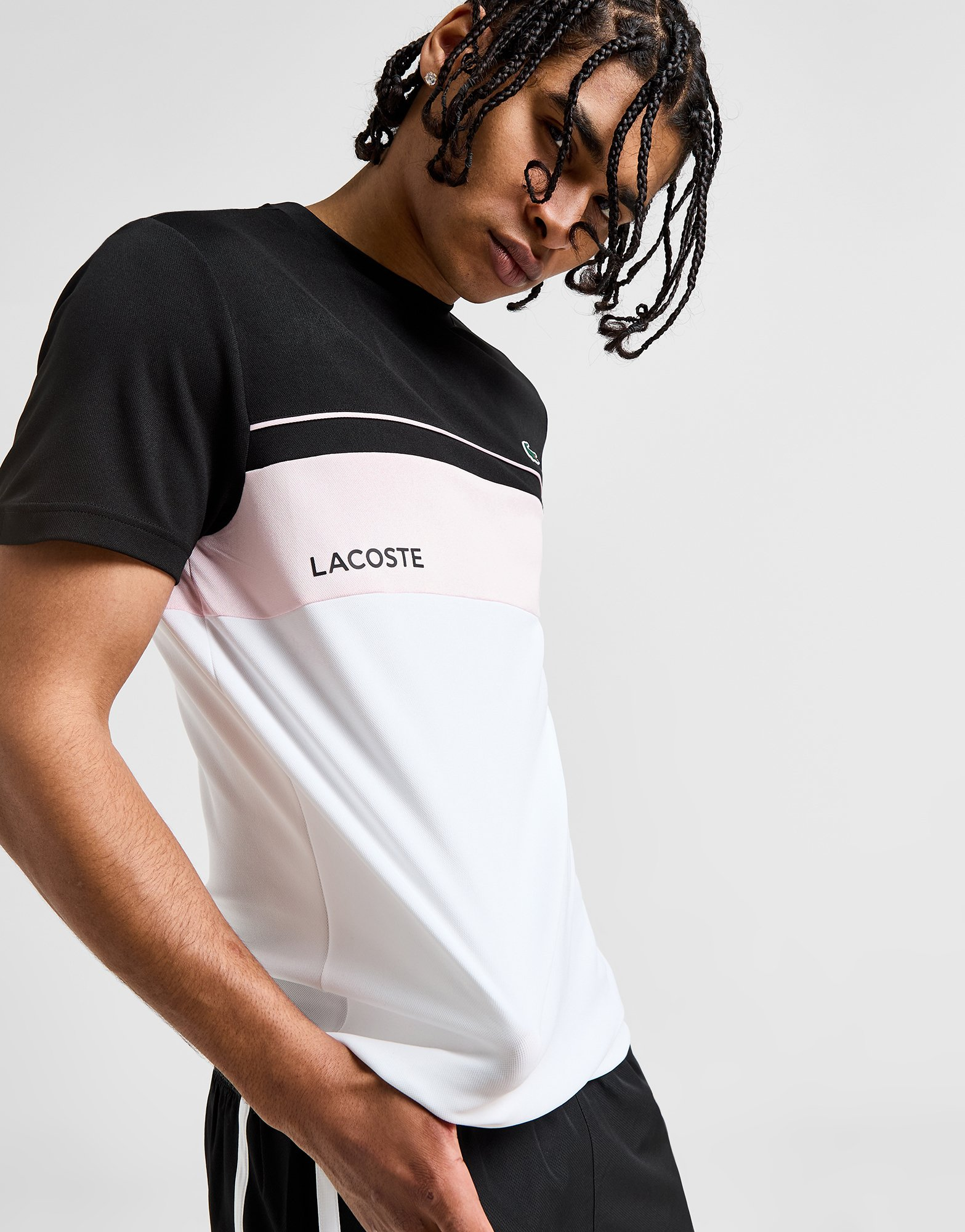 Lacoste T-shirt Colour Block Poly Homme