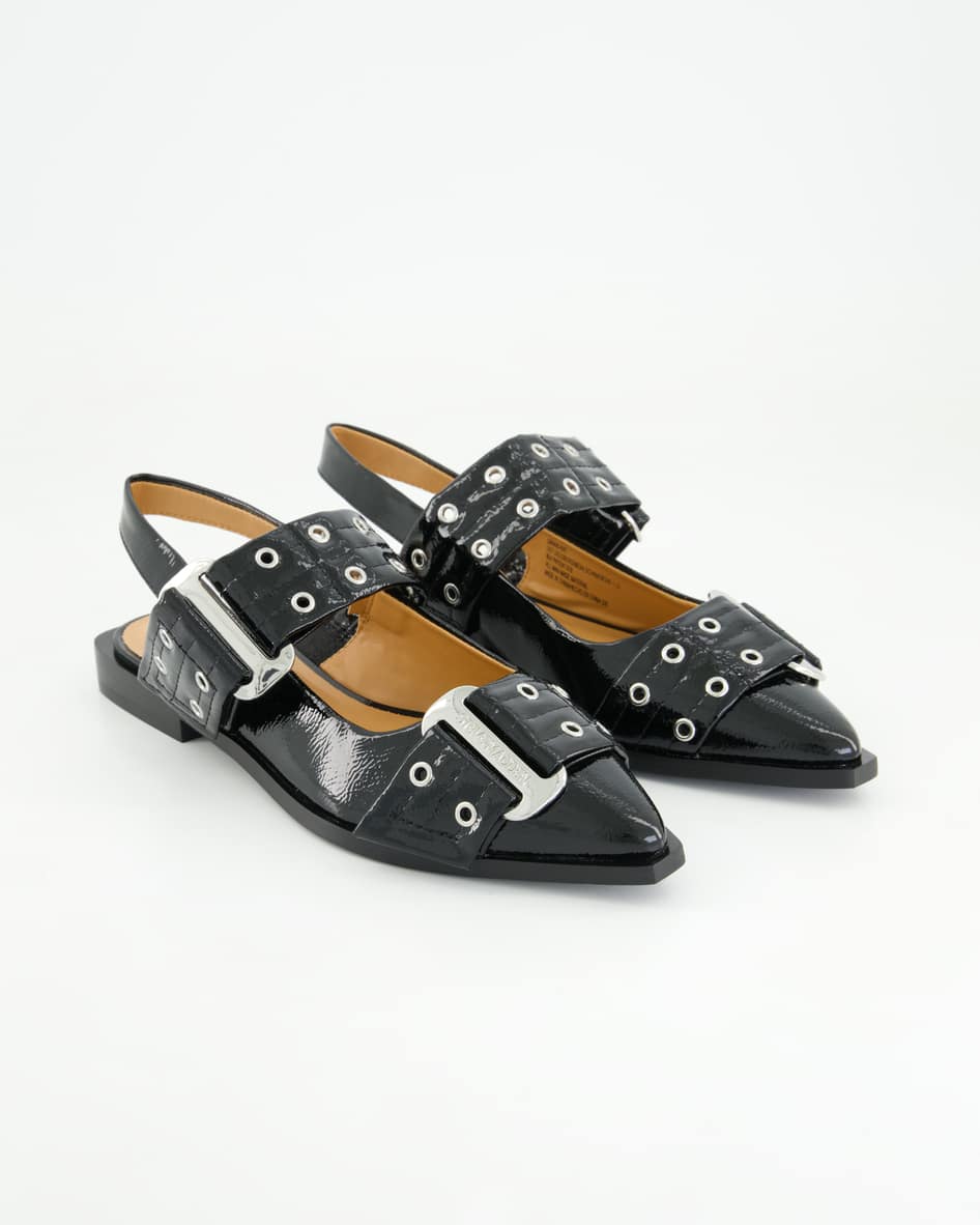 Steve Madden Grand Ave Ballerinas in Schwarz