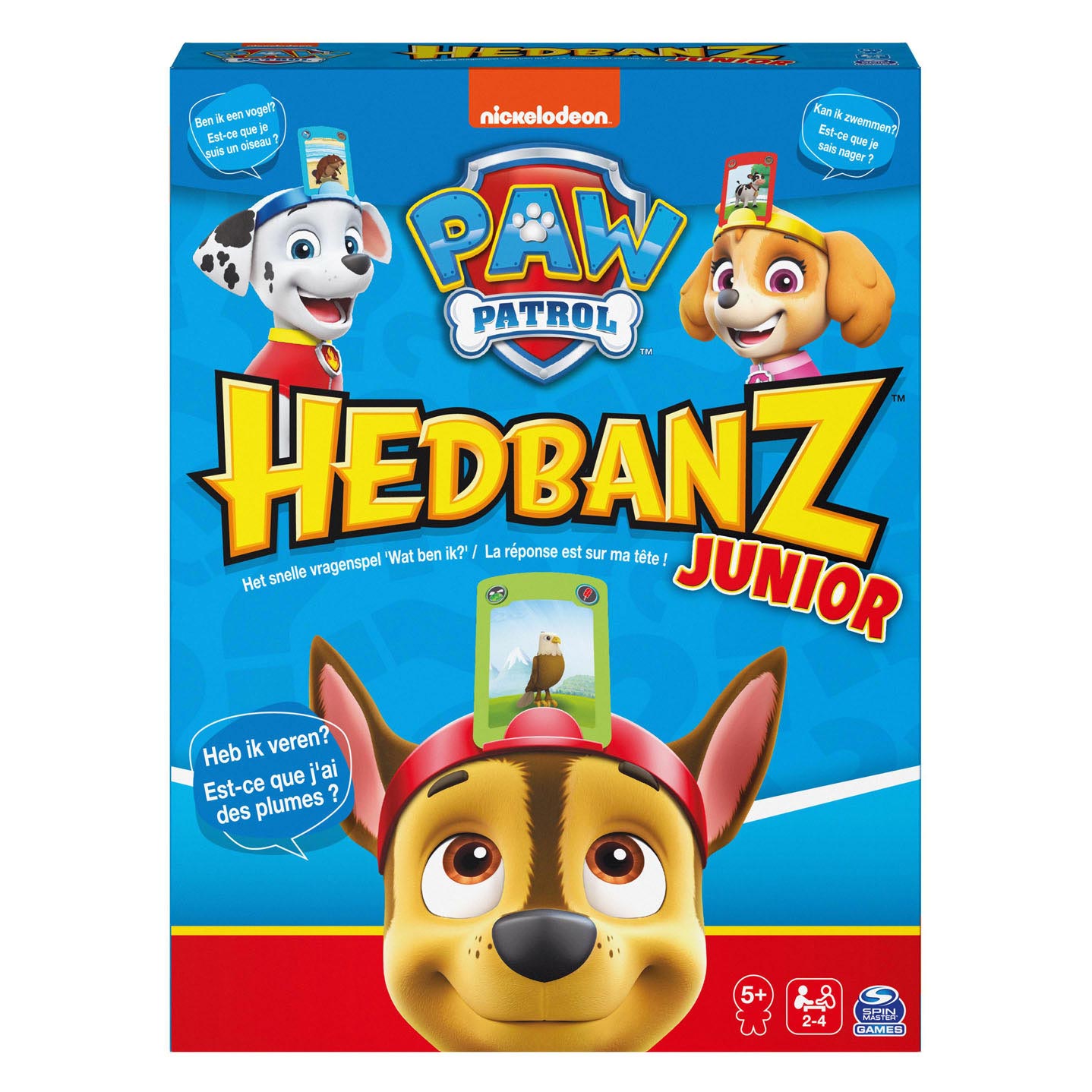 Hedbanz - PAW Patrol Junior Kinderspel RaRa Wat ben ik
