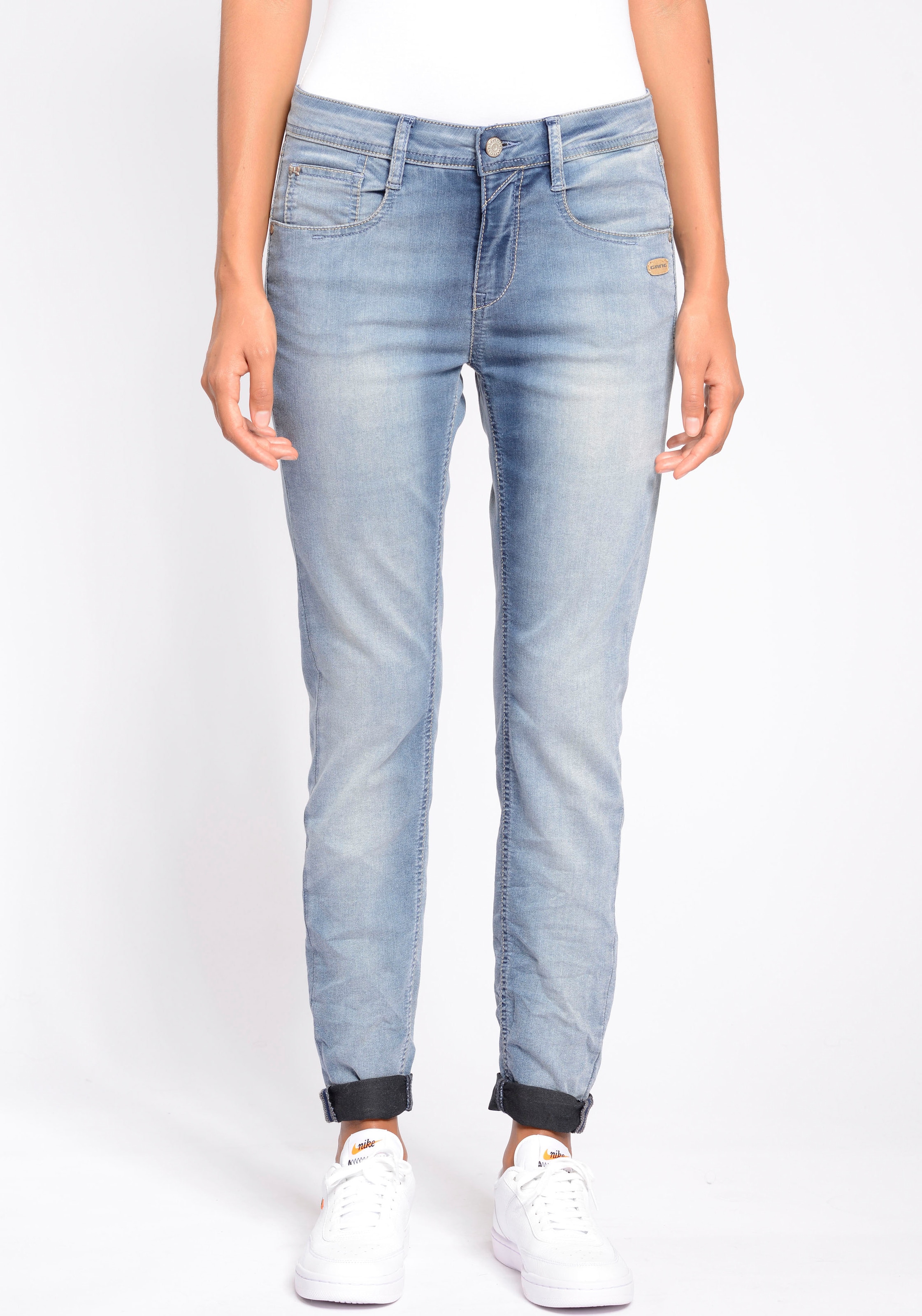 GANG Relax-fit-Jeans »94AMELIE« in cooler Used Waschung