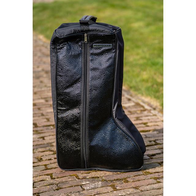 Laarzentas HORSEGEAR HGCroco Patent Zwart