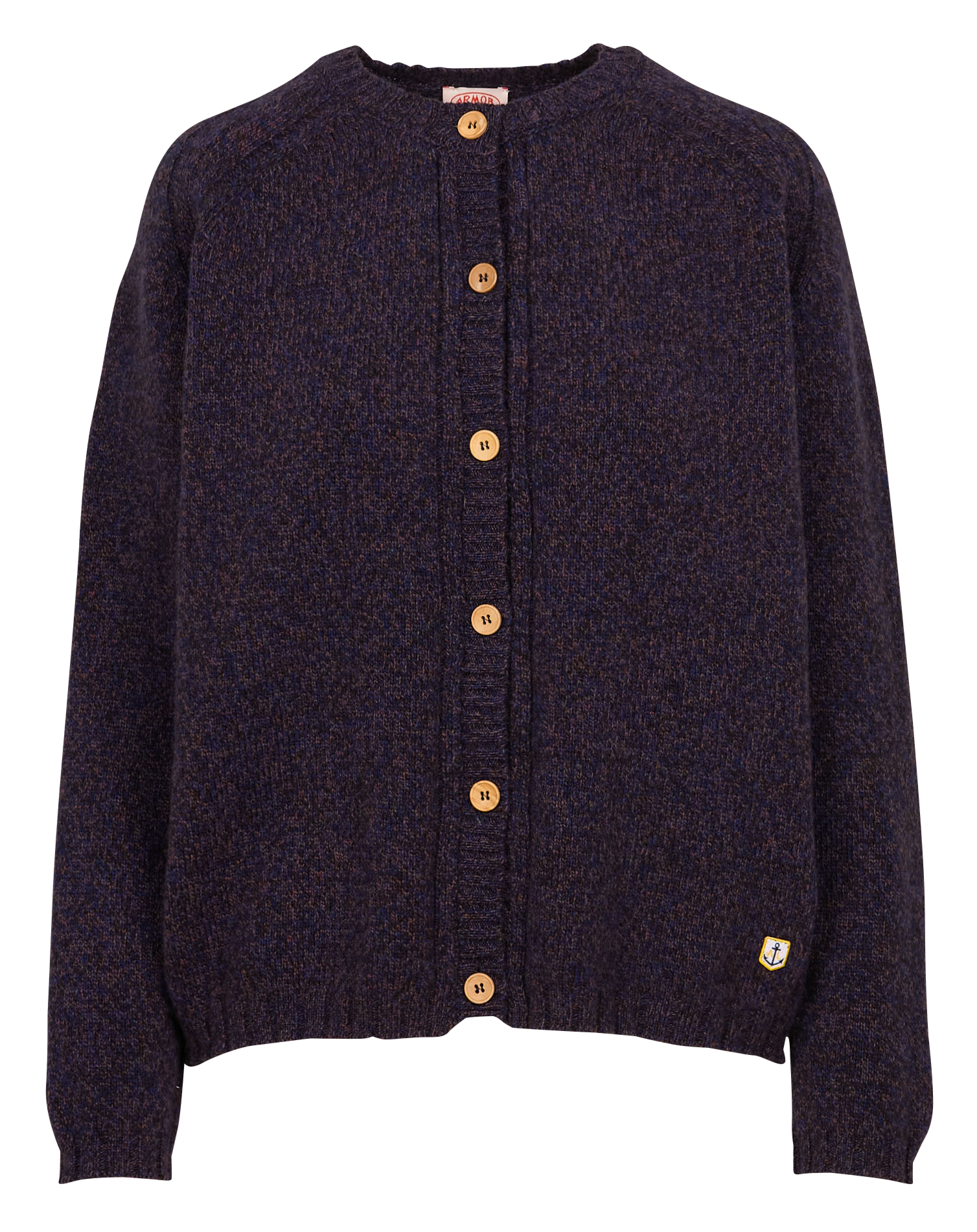 HERITAGE - Gilet ample col rond en laine | Beige