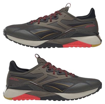 Chaussures Reebok Nano X2 TR Adventure Khaki / Rouge