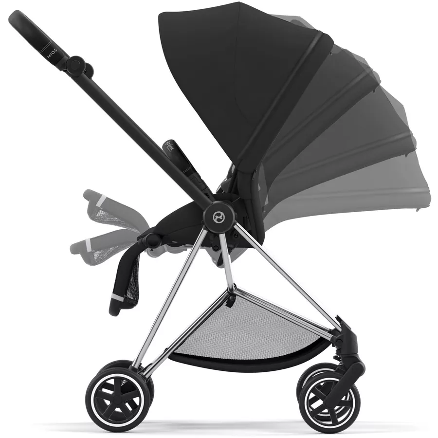 cybex PLATINUM Kombikinderwagen New Mios Chrome Black Sepia Black