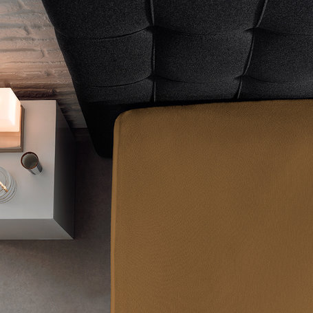 HC Dubbel Jersey Hoeslaken - Taupe