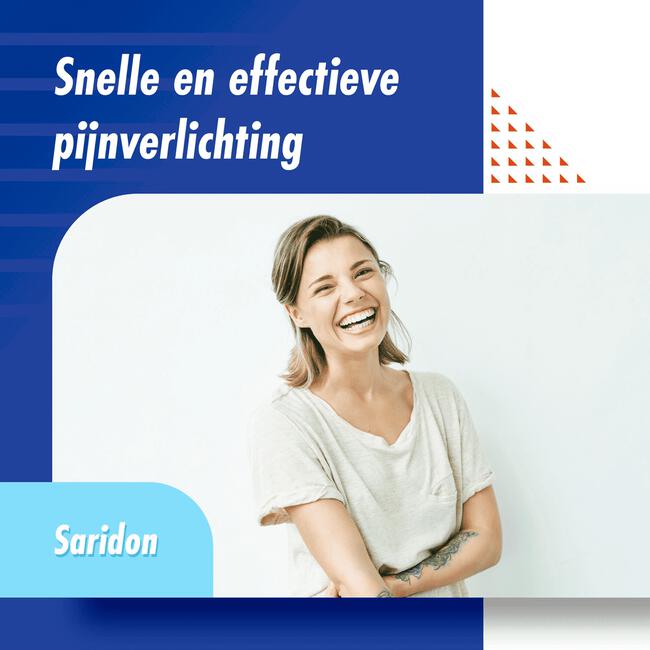 Saridon snel bij stevige hoofdpijn 20 tabletten
