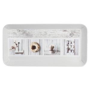 PLATEAU MELAMINE LOVE L 30 CM L 15 CM