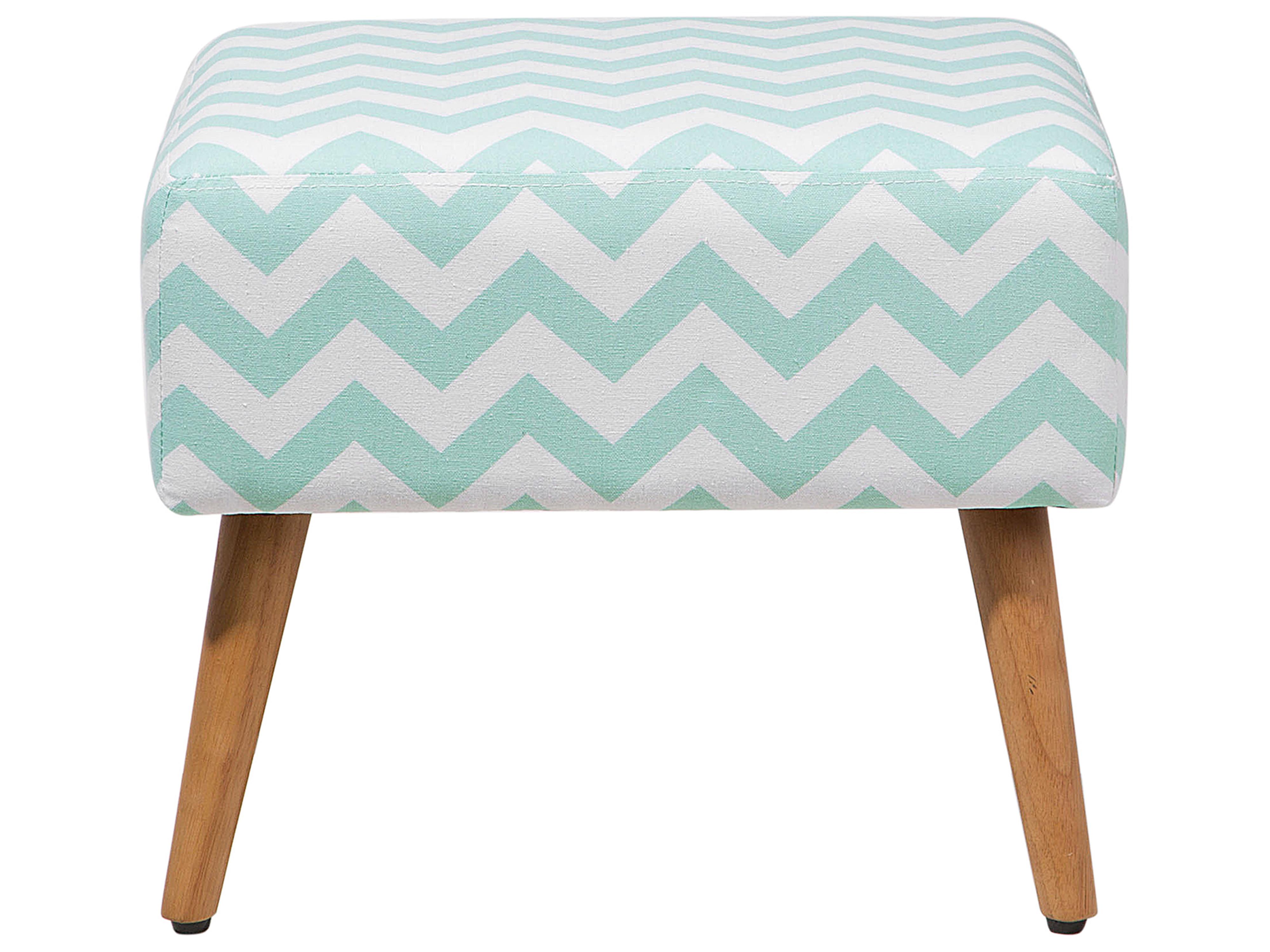 Hocker MANTEO Katoen Mintgroen