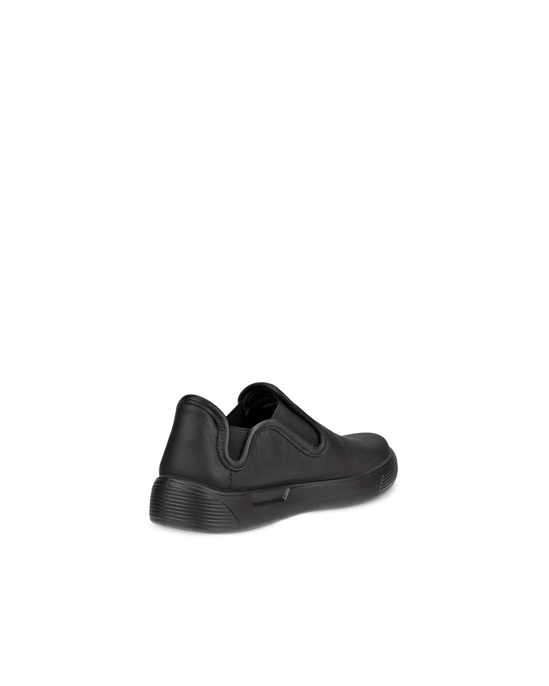 ECCO STREET 1 Kinder Lederslipper Schwarz