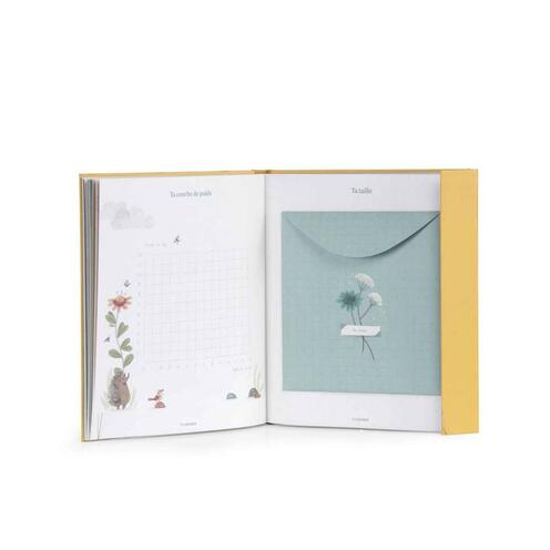 Livre de Naissance Trois Petits Lapins Ocre (80 pages) - MOULIN ROTY