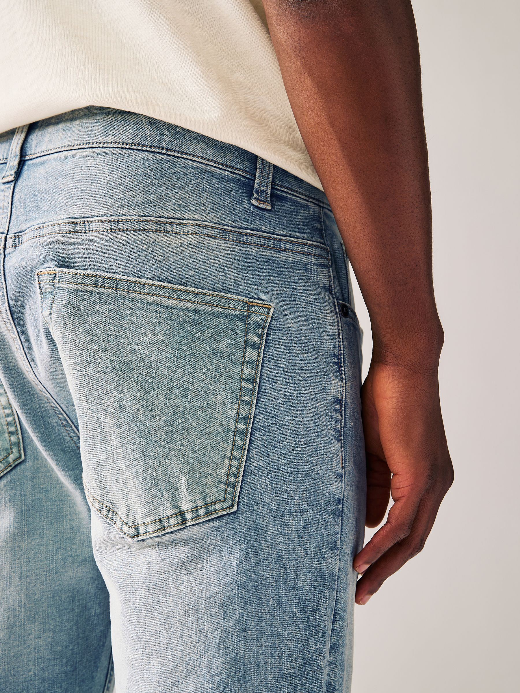 Vintage blauw - Enkele - Skinny fit klassieke stretchy jeans