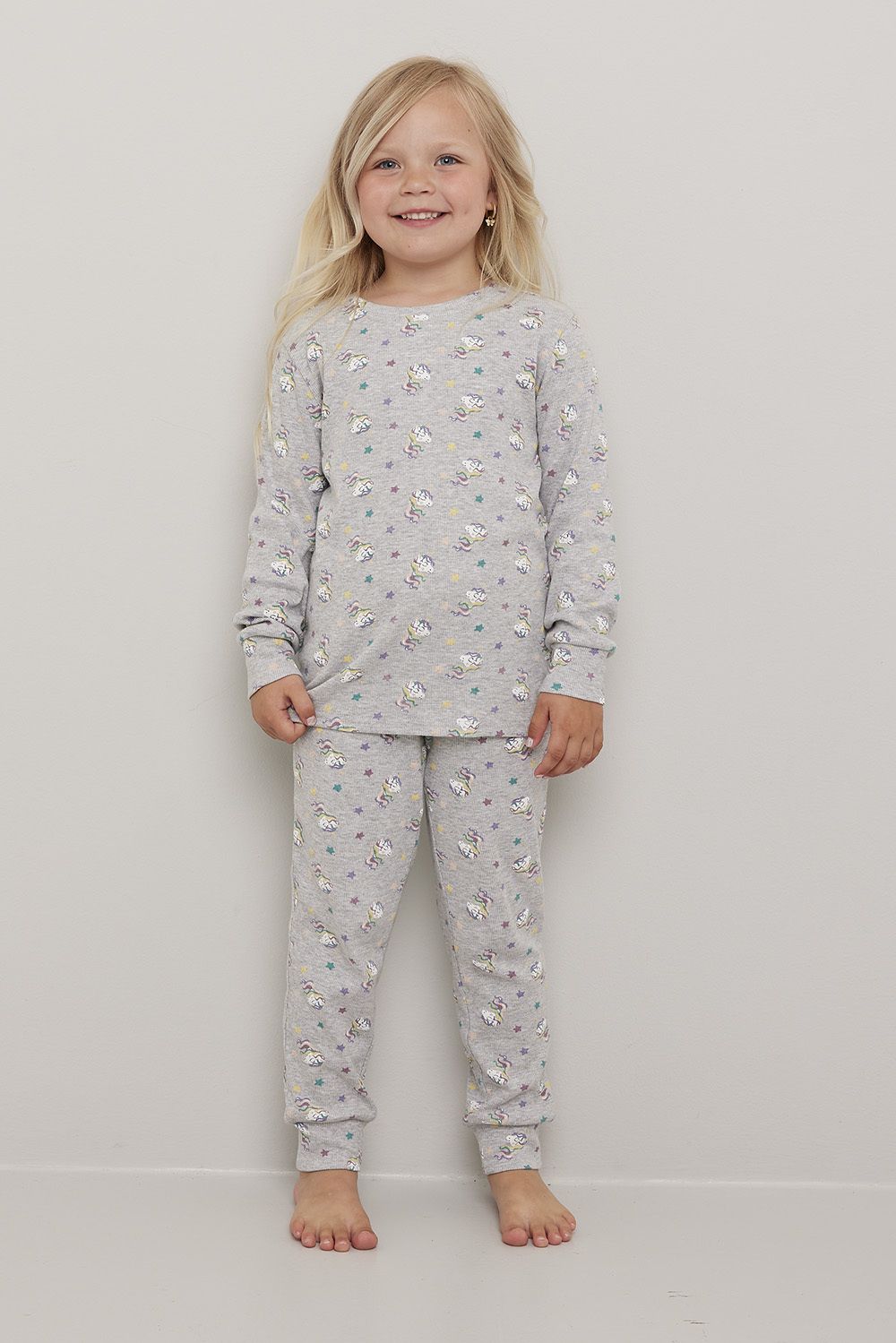 Pyjamas ribbestrikket