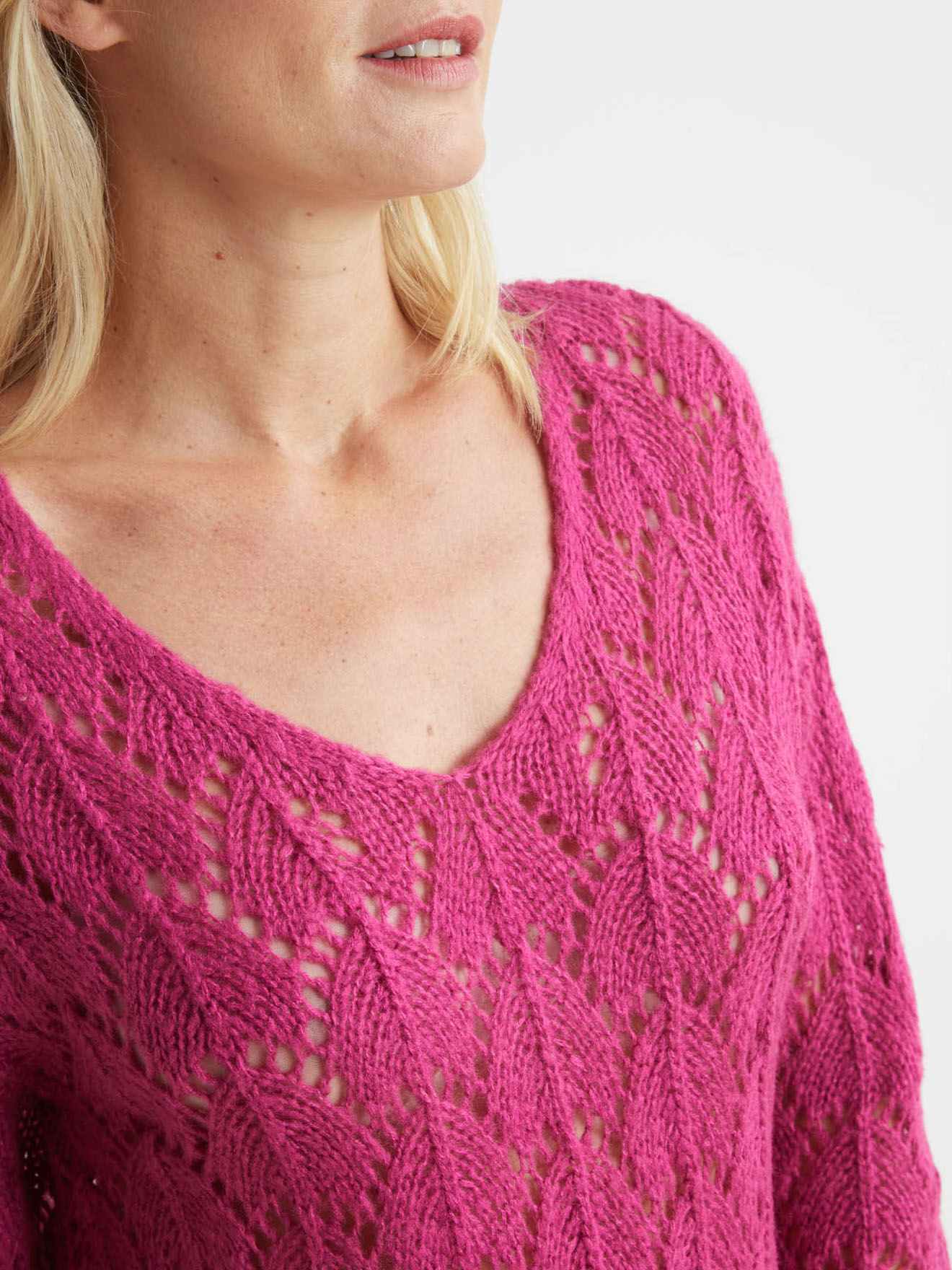 Pull avec mohair et laine