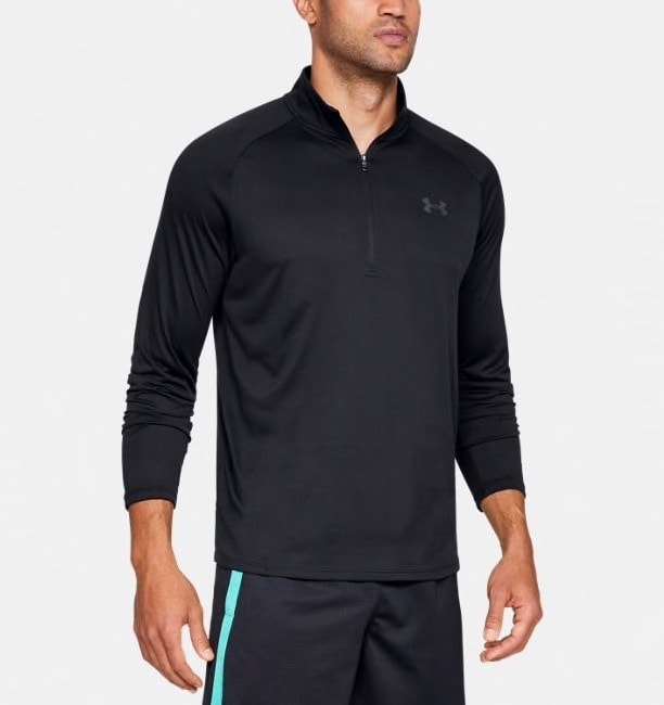 UA Tech 2.0 1\2 Zip Black