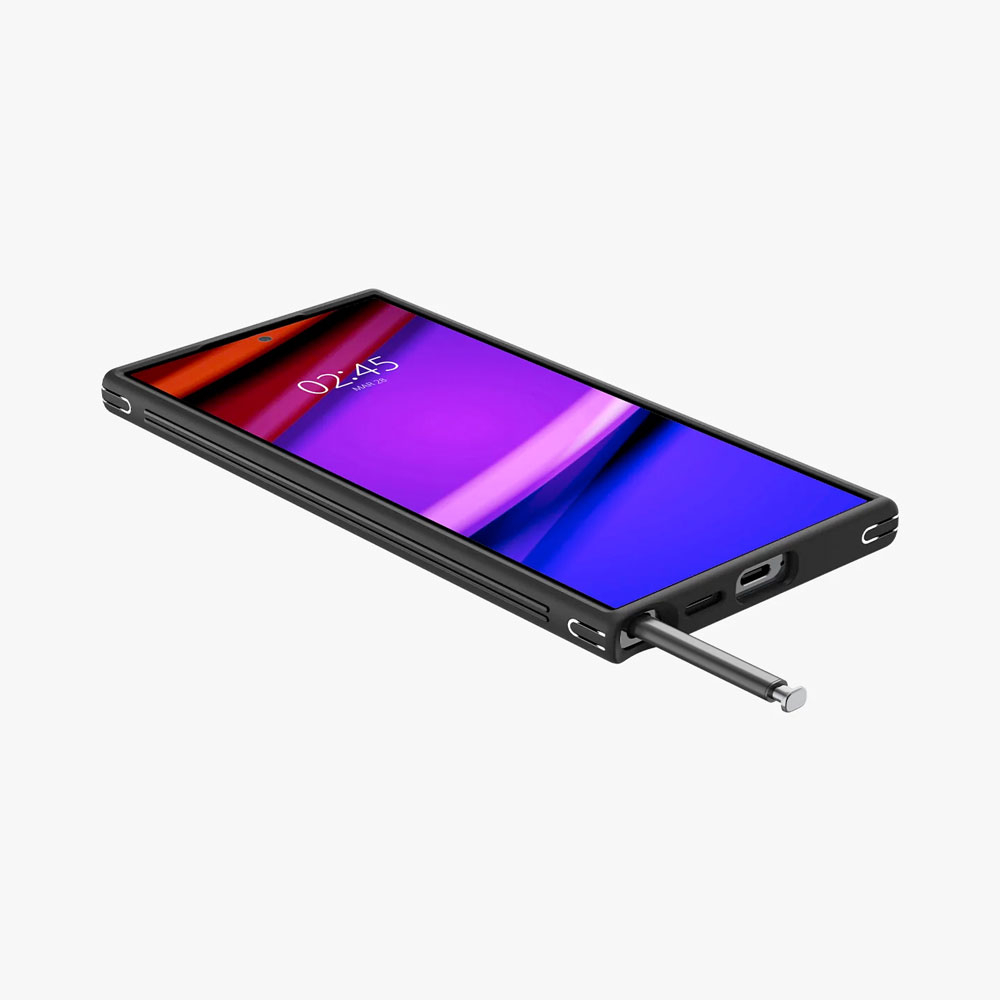 Samsung Galaxy S24 Ultra Cryo Armor Case Gummi Hülle (ACS07290) - Schwarz / Blau