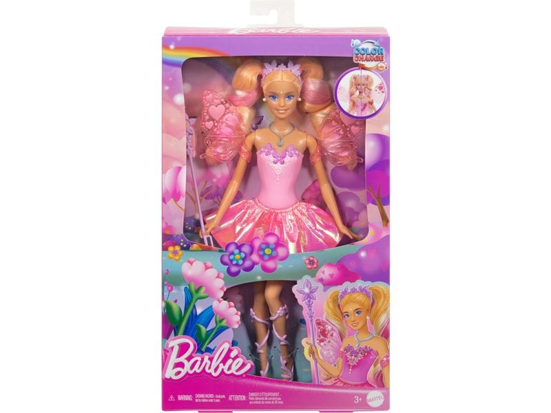 Barbie Puppe Fee mit Farbwechseleffekt Barbie-Puppe