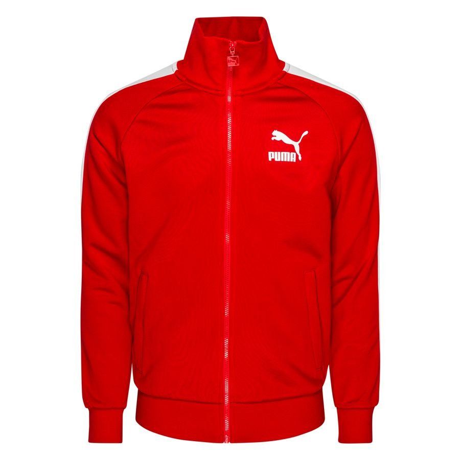PUMA Veste Iconic T7 - Rouge/Blanc