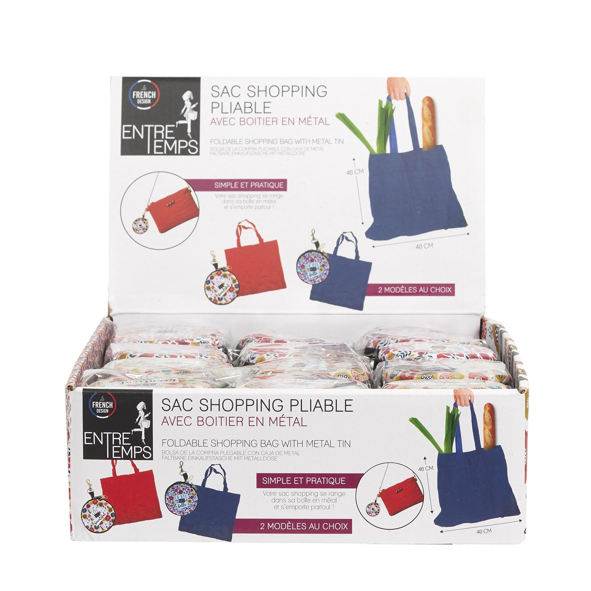 SAC PLIABLE AVEC BOITIER METAL LIBERTY