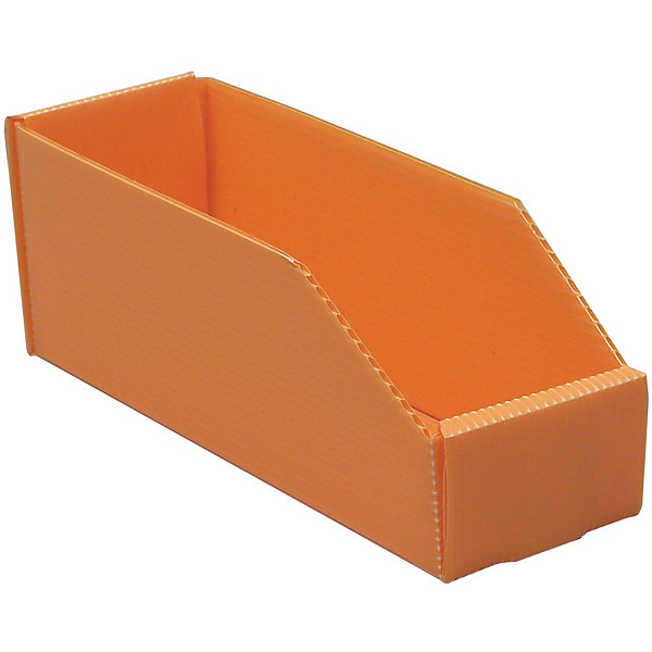 25 Bacs pliables polypro 4.3 L Orange