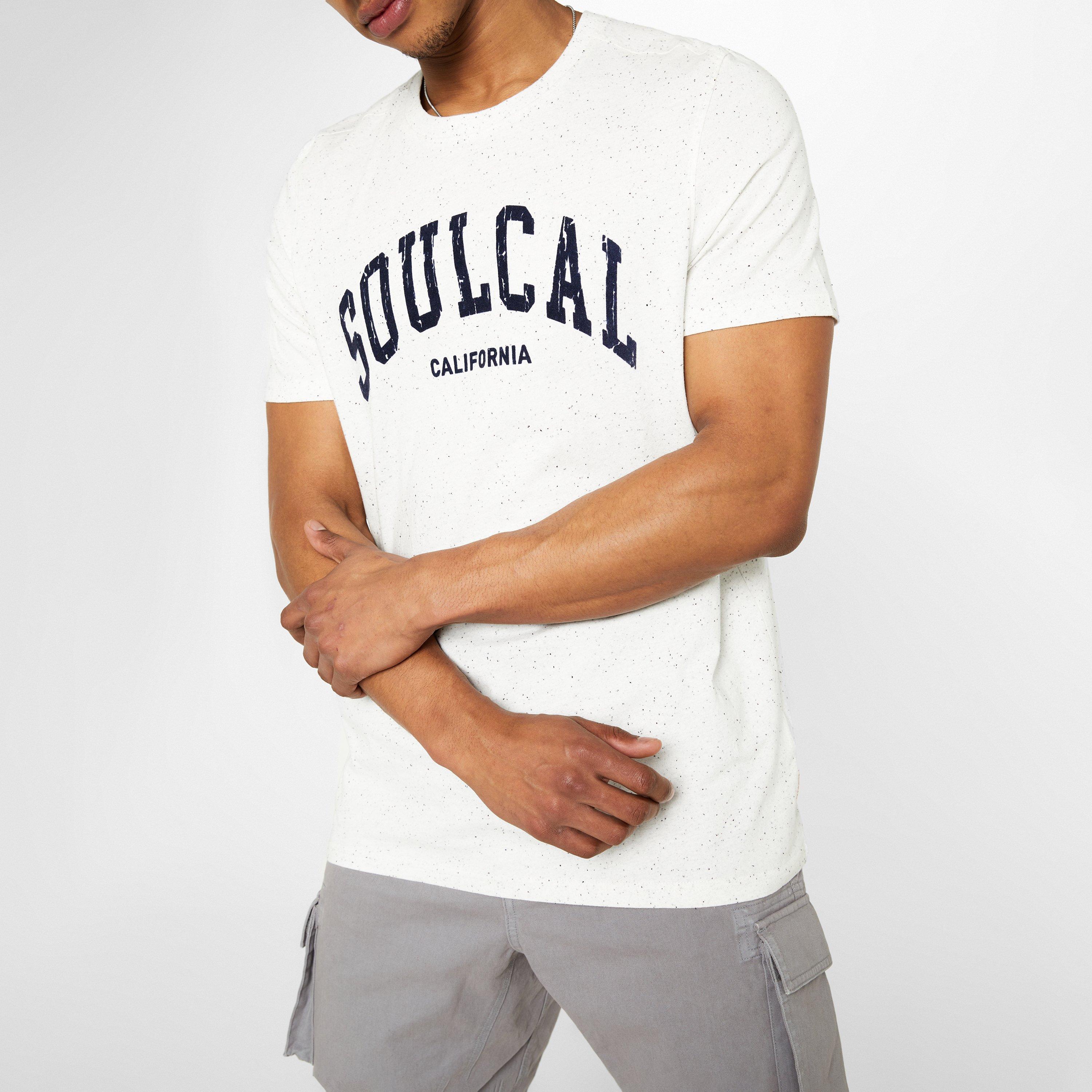SoulCal Textured Flecked T Shirt